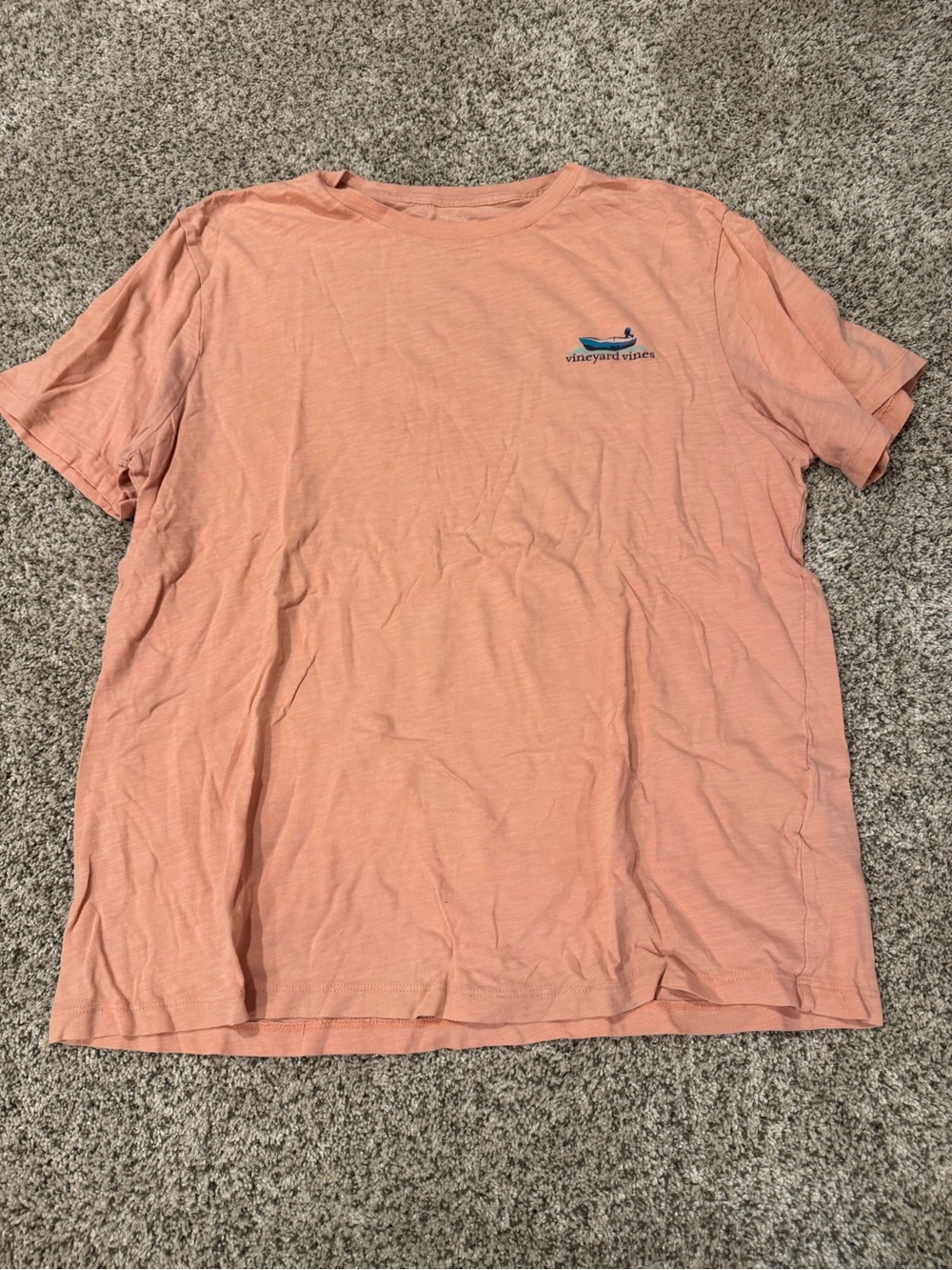 Vineyard Vines Men’s Short Sleeve Tee - Peach